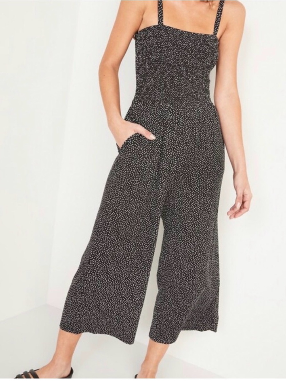 Old Navy smocked jersey jumpsuit size XS